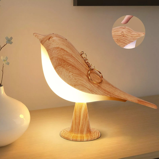 Reading Night Light Bedroom Desk Lamp Bedside Modern Magpie Bird LED Maple Hurry! 10 items left!
